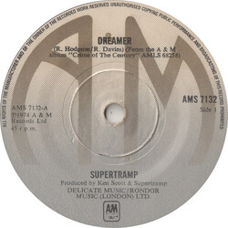 Supertramp Dreamer VINYL 7" USED