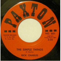 Rick Charles (3) The Simple Things / Sweet Flower Of Summer USED VINYL 7INCH 45 RPM SINGLE