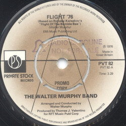 Walter Murphy & The Big Apple Band Flight '76 USED VINYL 7INCH 45 RPM PROMO