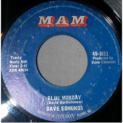Dave Edmunds Blue Monday Vinyl 7" USED