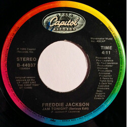Freddie Jackson Jam Tonight USED VINYL 7INCH 45 RPM SINGLE STEREO