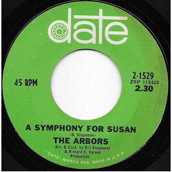The Arbors A Symphony For Susan VINYL 7" USED