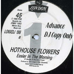 Hothouse Flowers Easier In The Morning USED VINYL 12INCH PROMO