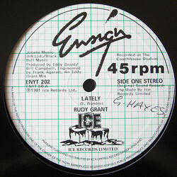 Rudy Grant Lately USED VINYL 12INCH 45 RPM