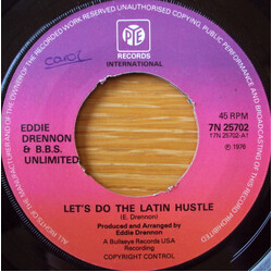 Eddie Drennon & The B.B.S. Unlimited Let's Do The Latin Hustle USED VINYL 7INCH 45 RPM