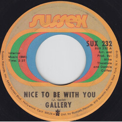 Gallery (2) Nice To Be With You USED VINYL 7INCH SINGLE 45 RPM