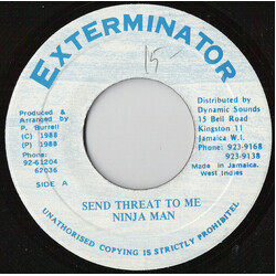 Ninjaman Send Threat To Me VINYL 7" USED