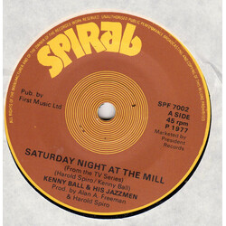 Kenny Ball Saturday Night At The Mill USED VINYL 7INCH 45 RPM SINGLE