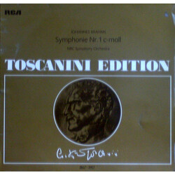 Johannes Brahms / NBC Symphony Orchestra Symphonie Nr. 1 C-Moll Vinyl LP USED