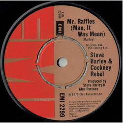 Steve Harley & Cockney Rebel Mr. Raffles (Man, It Was Mean) VINYL 7" USED