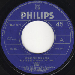 Lobo (3) Me And You And A Dog Named Boo USED VINYL 7INCH 45 RPM SINGLE