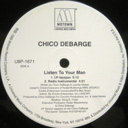 Chico DeBarge Listen To Your Man USED VINYL 12INCH