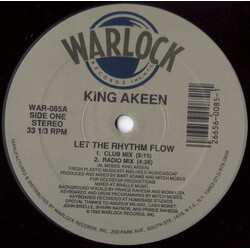 King Akeen Let The Rhythm Flow USED VINYL 12INCH 33 S RPM