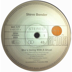 Steve Bender She's Going With A Ghost / Love Race USED VINYL 12INCH 45 RPM