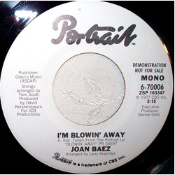 Joan Baez I'm Blowin' Away USED VINYL 7INCH 45 RPM PROMO STEREO MONO