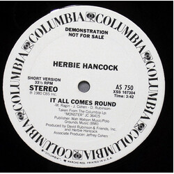 Herbie Hancock It All Comes Round USED VINYL 12INCH 33 S RPM PROMO
