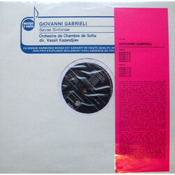 Giovanni Gabrieli / Sofia Soloists Chamber Orchestra / Vassil Kazandjiev Sacrae Sinfoniae Vinyl LP USED