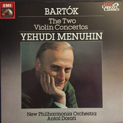 Béla Bartók / Yehudi Menuhin / New Philharmonia Orchestra / Antal Dorati The Two Violin Concertos Vinyl LP USED