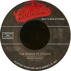 Gene Pitney I'm Gonna Be Strong / It Hurts To Be In Love Vinyl 7" USED