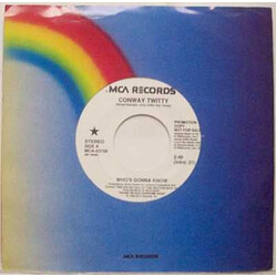 Conway Twitty Who's Gonna Know USED VINYL 7INCH 45 RPM PROMO