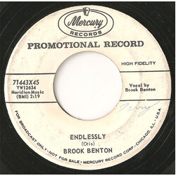 Brook Benton Endlessly / So Close USED VINYL 7INCH 45 RPM PROMO