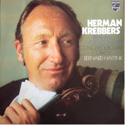 Johannes Brahms / Herman Krebbers / Concertgebouworkest / Bernard Haitink Vioolconcert Vinyl LP USED