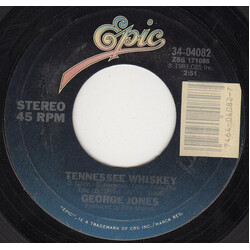 George Jones (2) Tennessee Whiskey / Almost Persuaded USED VINYL 7INCH SINGLE STYRENE