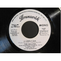 The Chi-Lites A Lonely Man USED VINYL 7INCH 45 RPM PROMO MONO