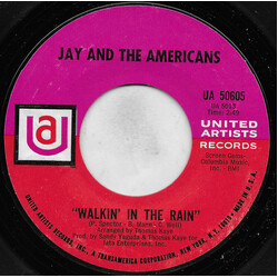 Jay & The Americans Walkin' In The Rain USED VINYL 7INCH 45 RPM