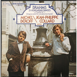 Johannes Brahms / Michel Béroff / Jean-Philippe Collard 21 Hungarian Dances [Complete] [Original Version For One Piano, Four Hands] Vinyl LP USED