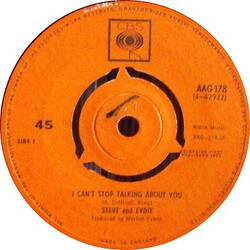 Steve & Eydie I Can't Stop Talking About You USED VINYL 7INCH 45 RPM