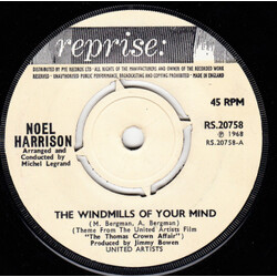 Noel Harrison The Windmills Of Your Mind USED VINYL 7INCH 45 RPM SINGLE