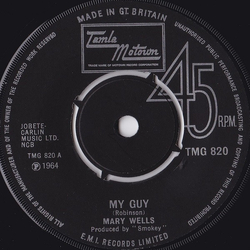 Mary Wells My Guy Vinyl 7" USED