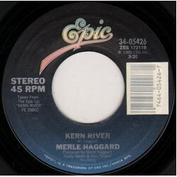 Merle Haggard Kern River USED VINYL 7INCH 45 RPM STYRENE