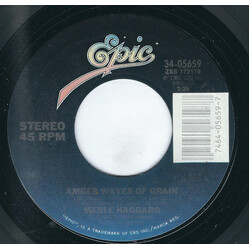 Merle Haggard Amber Waves Of Grain USED VINYL 7INCH 45 RPM STYRENE