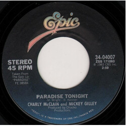 Charly McClain / Mickey Gilley Paradise Tonight / The Four Seasons Of Love USED VINYL 7INCH 45 RPM SINGLE STYRENE