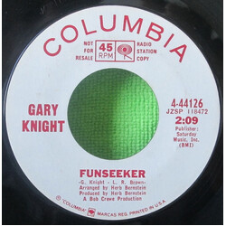 Gary Knight Funseeker / Tell Me Sunshine USED VINYL 7INCH 45 RPM PROMO