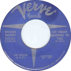 Wilson Pickett My Heart Belongs To You / Let Me Be Your Boy USED VINYL 7INCH 45 RPM SINGLE REISSUE