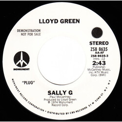Lloyd Green Sally G / Lutetia USED VINYL 7INCH 45 RPM SINGLE PROMO