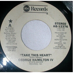 George Hamilton IV Take This Heart USED VINYL 7INCH 45 RPM PROMO STEREO
