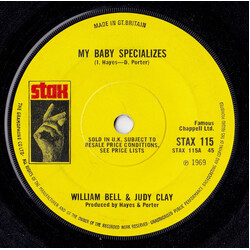 William Bell / Judy Clay My Baby Specializes USED VINYL 7INCH 45 RPM
