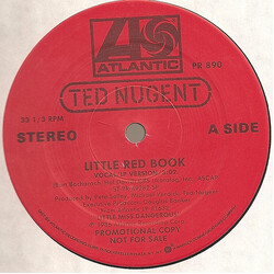 Ted Nugent Little Red Book USED VINYL 12INCH 33 S RPM SINGLE PROMO