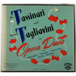 Pia Tassinari / Ferruccio Tagliavini Opera Duets Vinyl LP USED