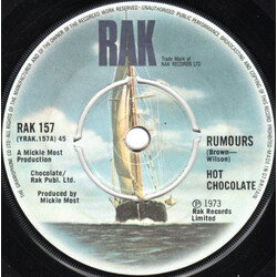 Hot Chocolate Rumours USED VINYL 7INCH 45 RPM SINGLE