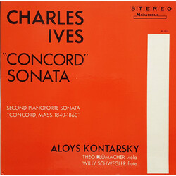 Charles Ives "Concord" Sonata Vinyl LP USED