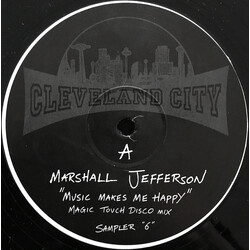 Marshall Jefferson Sampler "6" (Music Makes Me Happy) USED VINYL 12INCH SAMPLER