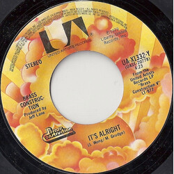 Brass Construction Right Place / It's Alright USED VINYL 7INCH SINGLE 45 RPM