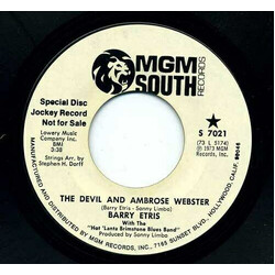 Barry Etris The Devil And Ambrose Webster / The Ballad Of Lum Crowe USED VINYL 7INCH 45 RPM SINGLE PROMO STYRENE