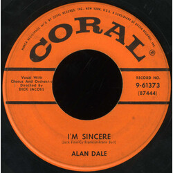 Alan Dale I'm Sincere / Cherry Pink (And Apple Blossom White) USED VINYL 7INCH 45 RPM