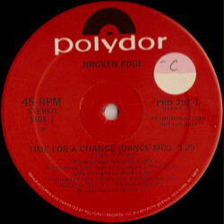 Broken Edge Time For A Change Vinyl 12" USED